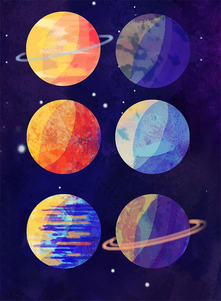 Planets in Space