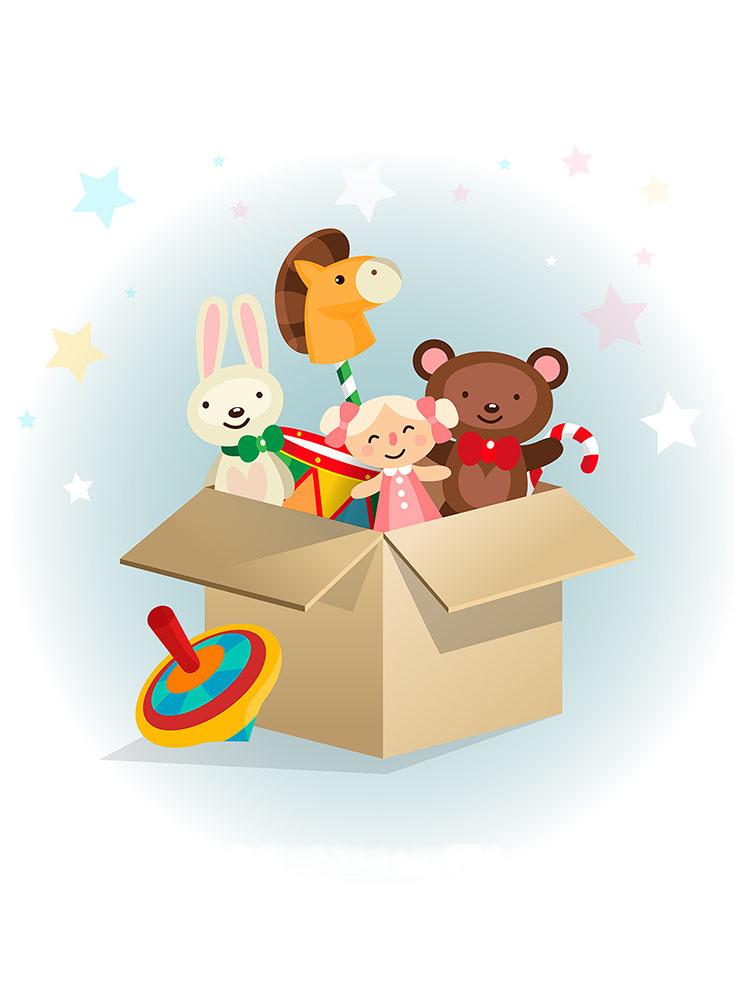 Box with Toys